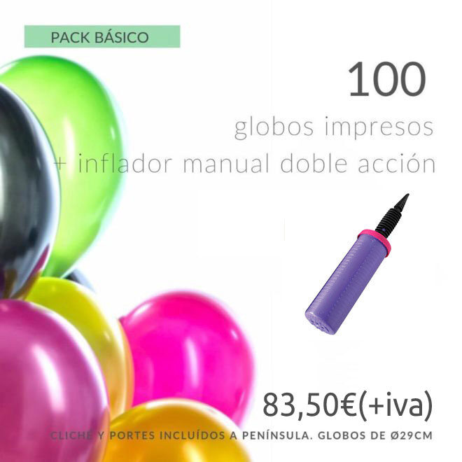 Inflador de Globos Eléctrico Premium. Globos Promocionales